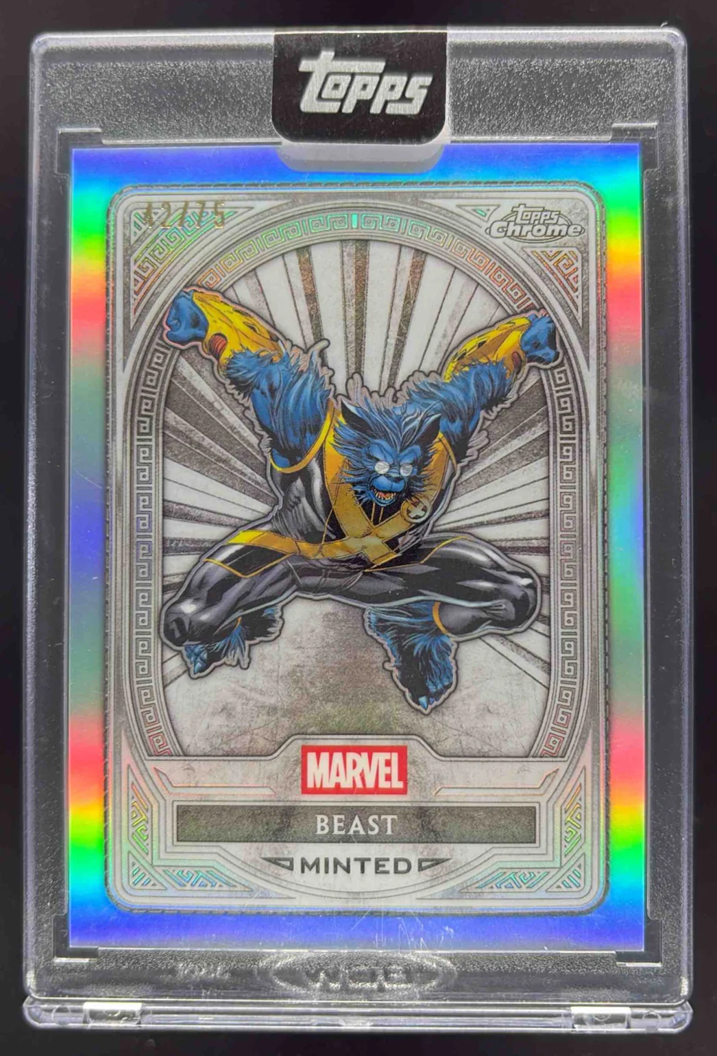 2025 Topps Mint Marvel Chrome Refractor #51 Beast Silver /75