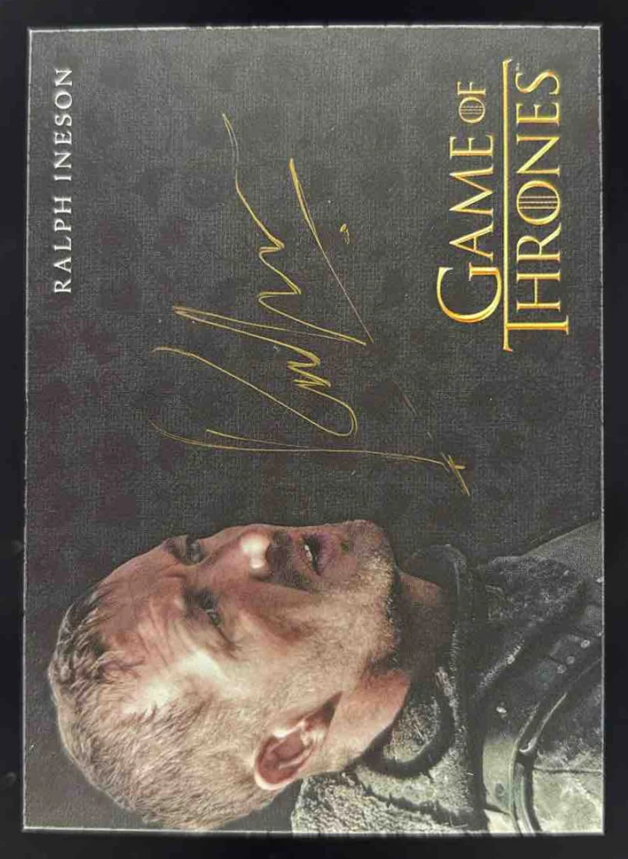 HBO Game of Thrones Autograph Ralph Ineson as Dagmer Auto
