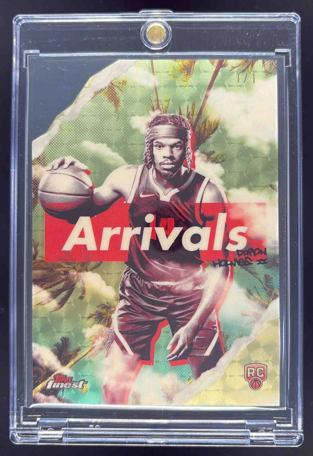 2024-25 Topps Finest Arrivals Superfractor #A-23 DaRon Holmes II RC 1/1