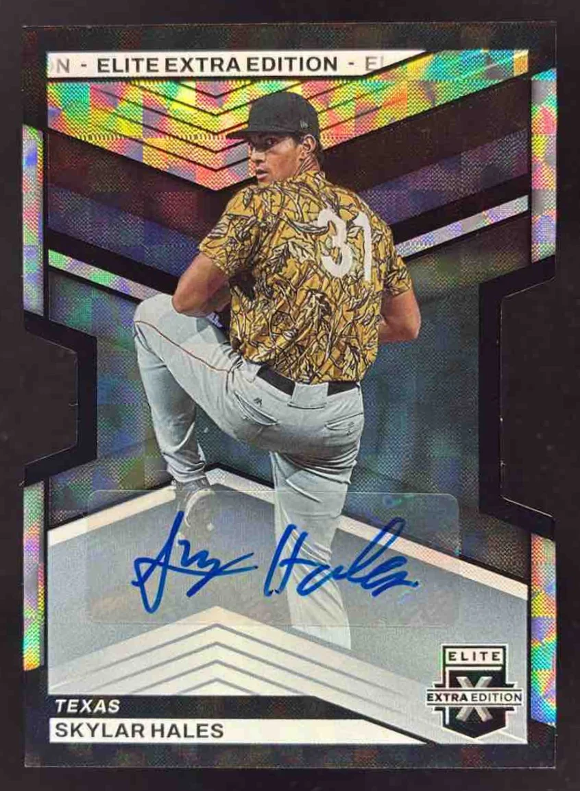2023 Elite Extra Edition Signatures Black Die Cut #149 Skylar Hales Auto 1/1