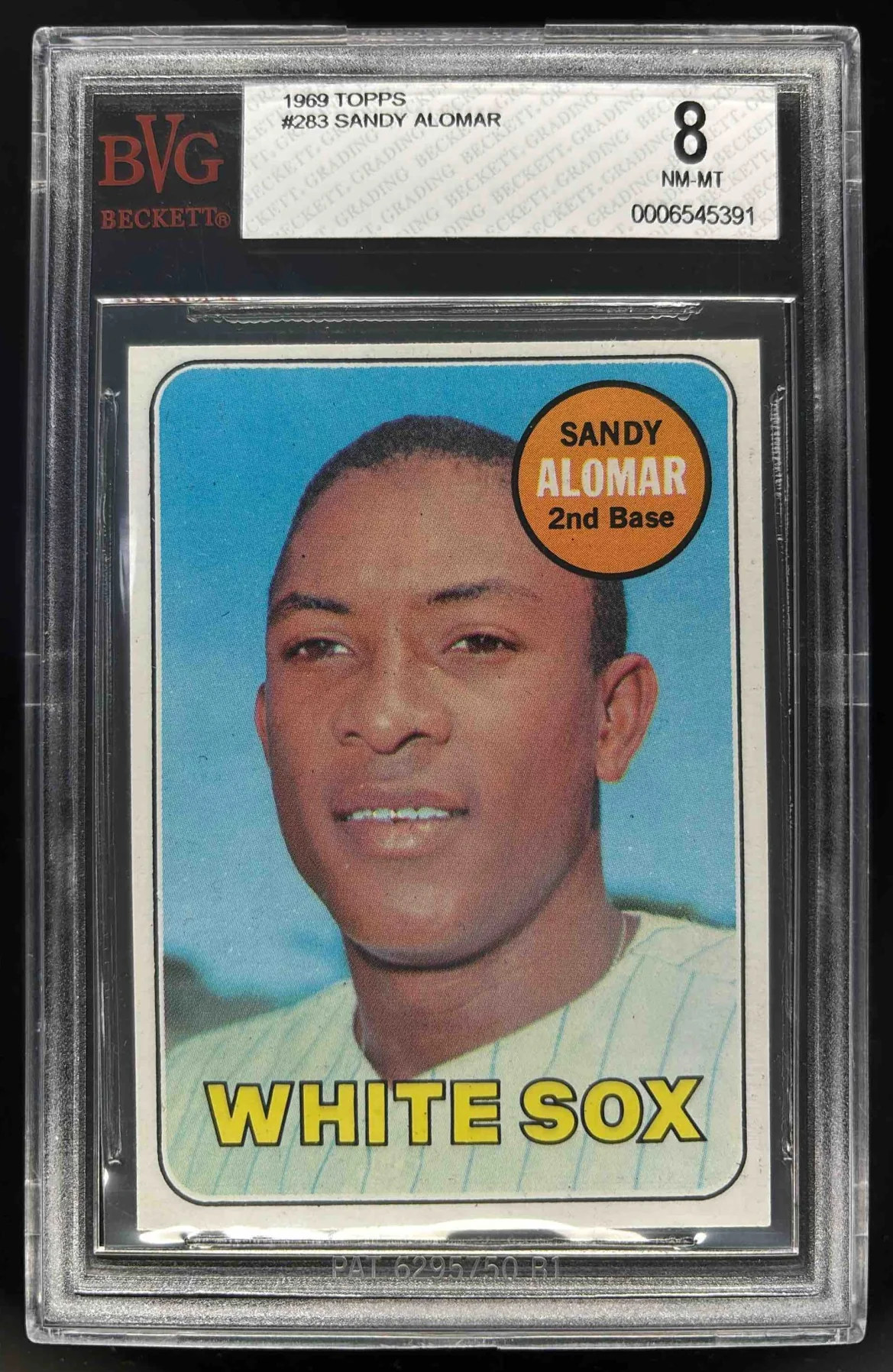 1969 Topps #283 Sandy Alomar BGS 8