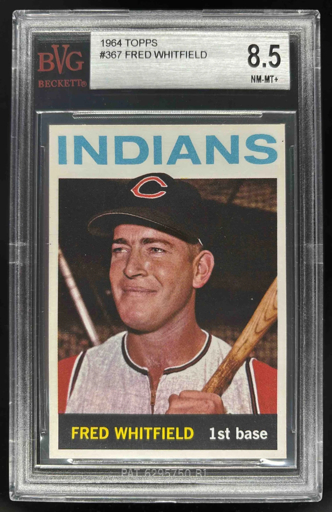 1964 Topps #367 Fred Whitfield BGS 8.5