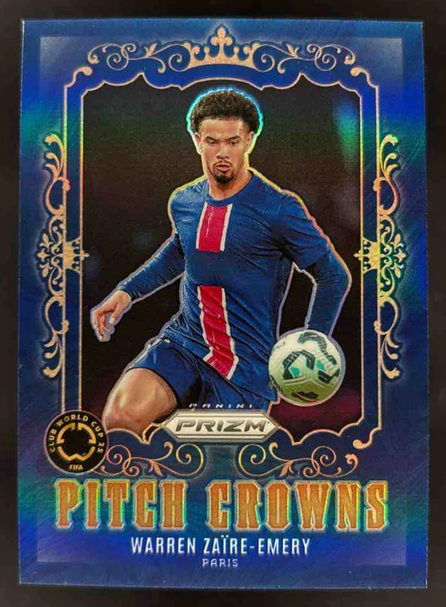 2025 Panini Prizm FIFA Club World Cup Pitch Crowns #12 Warren Zaire-Emery
