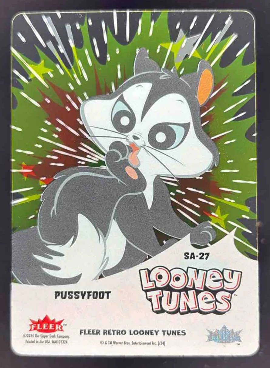 2024 Fleer Retro Looney Tunes Suspended Animation #SA-27 Pussyfoot - Image 2