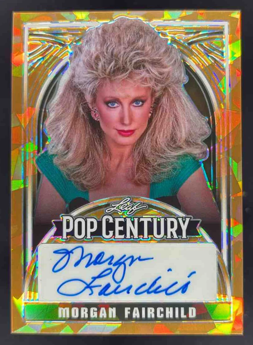 2024 Leaf Metal Pop Century Mojo Crystal Gold #BA-MF1 Morgan Fairchild Auto 1/1