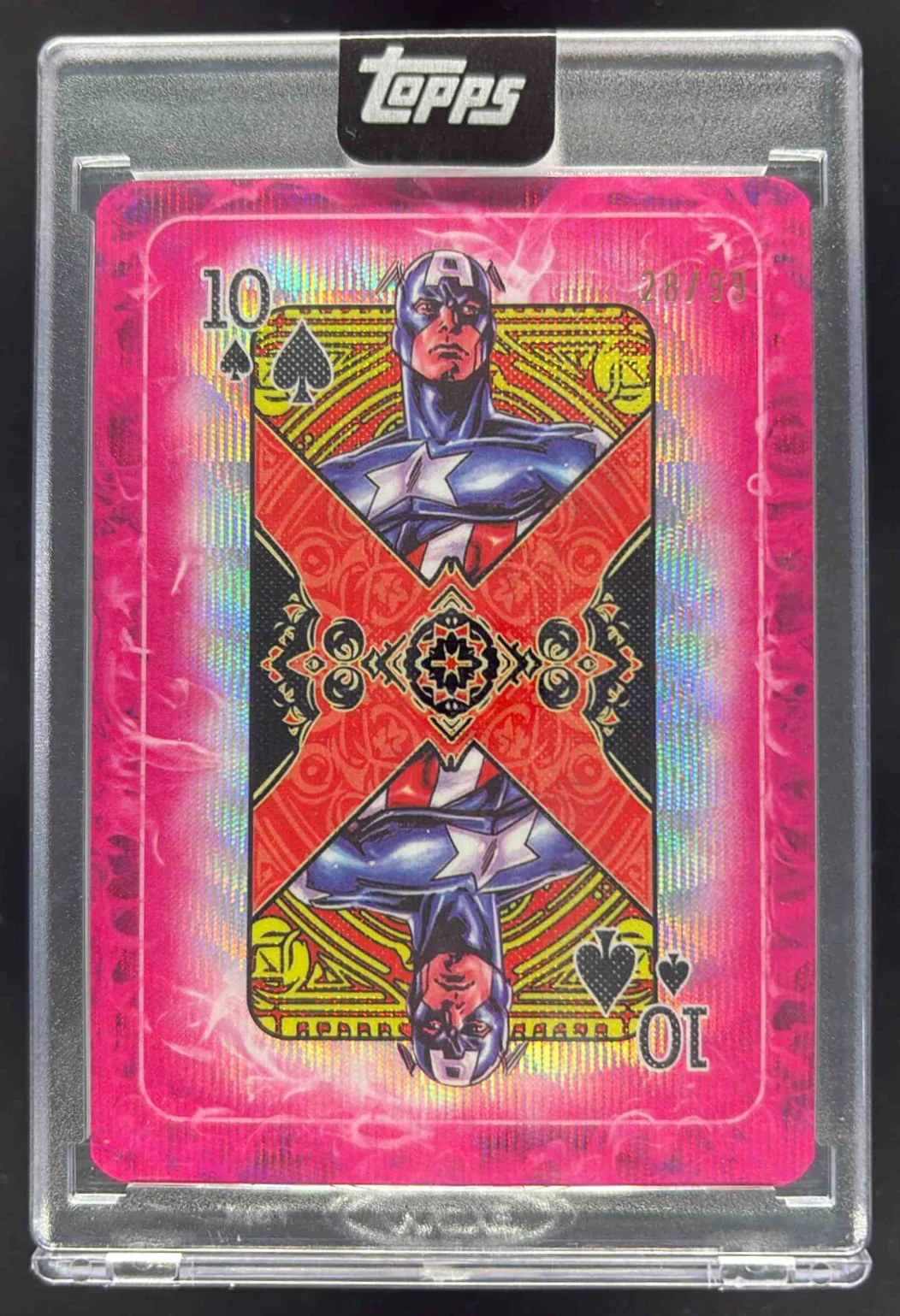 2025 Topps Mint Marvel Gambit's Deck #S-10 Captain America /99