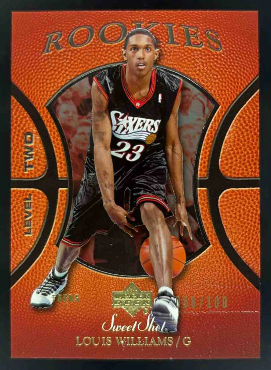 2005-06 Upper Deck Sweet Shot Gold #121 Louis Williams RC /100