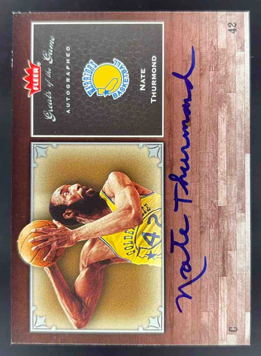 2005-06 Fleer Greats of the Game Autographs #GG-NT Nate Thurmond Auto