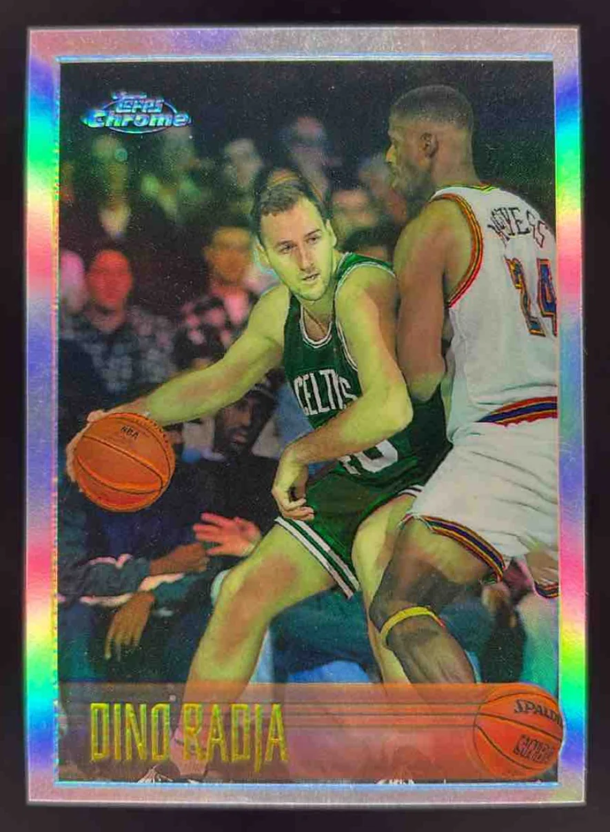 1996-97 Topps Chrome Refractors #121 Dino Radja