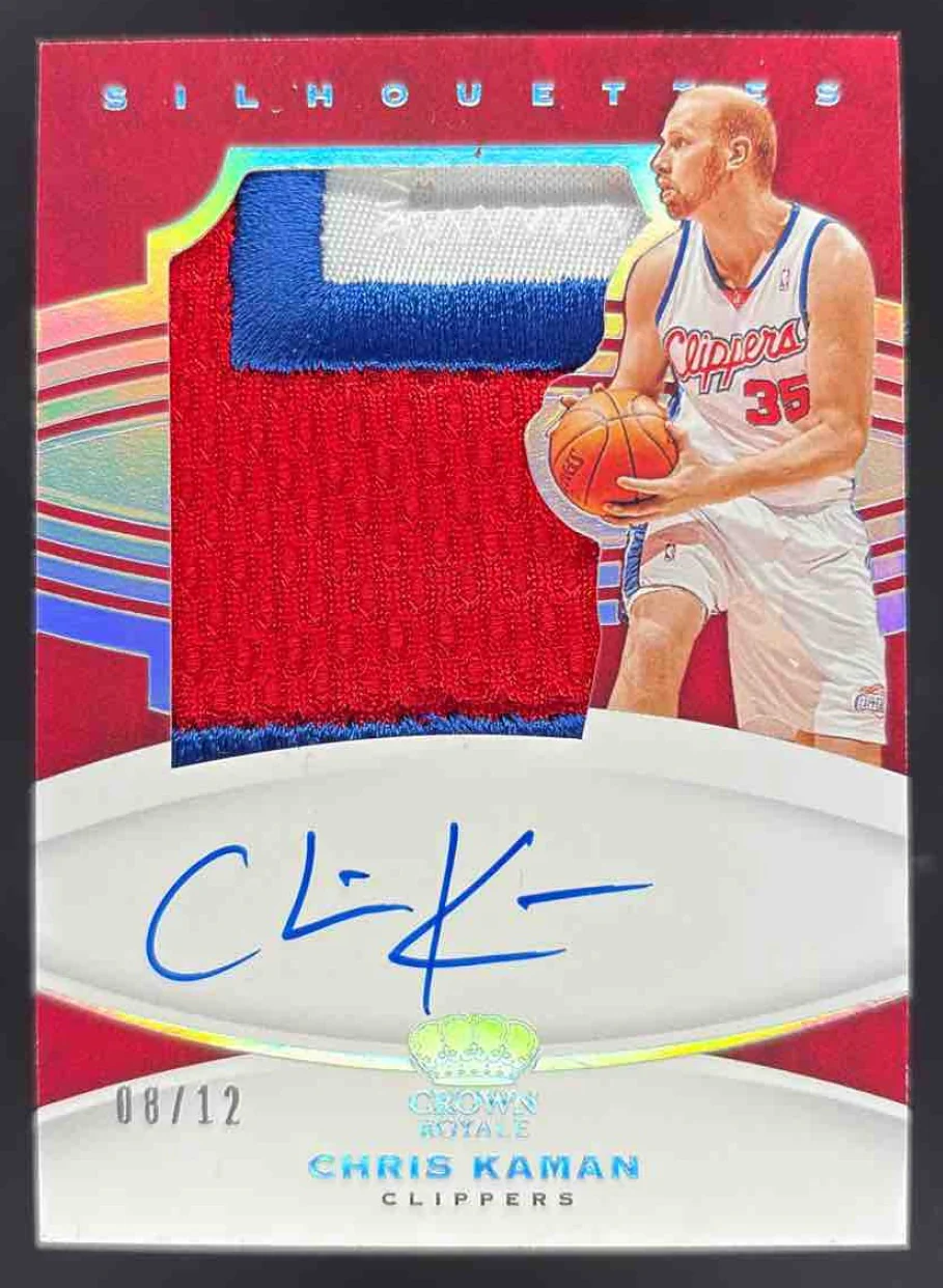 2020-21 Panini Crown Royale Silhouettes FOTL #SL-CKM Chris Kaman Auto /12