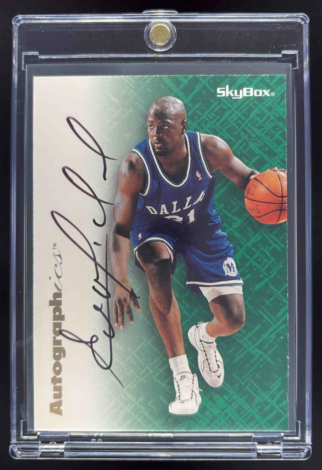 1996-97 Skybox Premium Autographics Black Ink #NNO George McCloud Auto