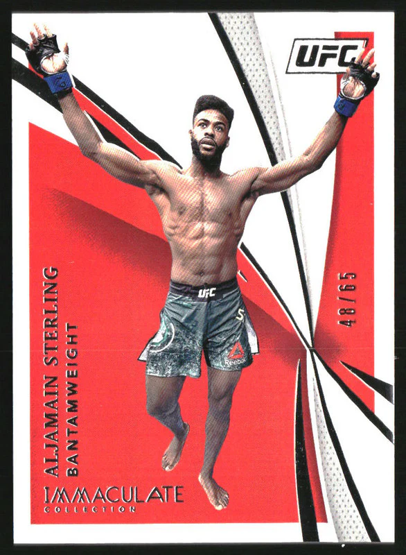 2021 Immaculate Collection UFC #19 Aljamain Sterling /65