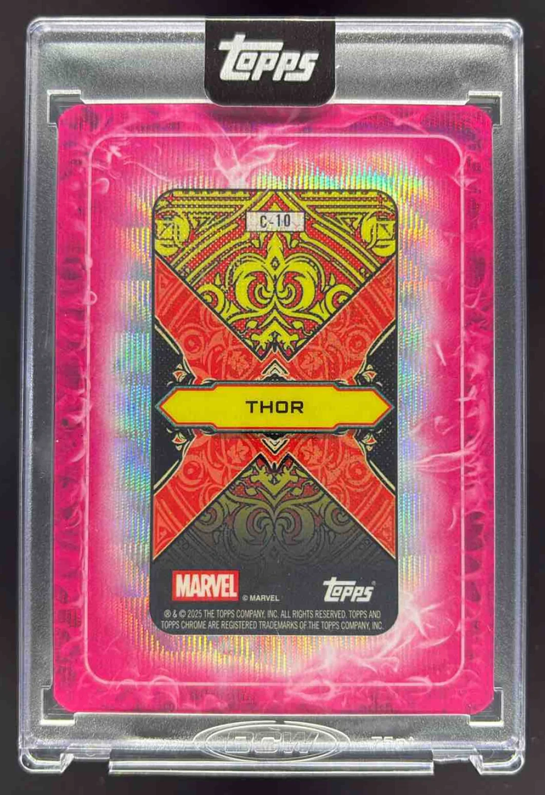 2025 Topps Mint Marvel Gambit's Deck #C-10 Thor /99 - Image 2