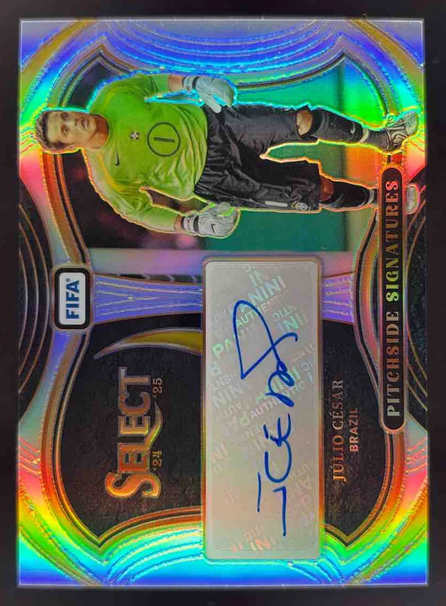 2024-25 Panini Select FIFA Pitchside Signatures #PS-JC Julio Cesar Auto