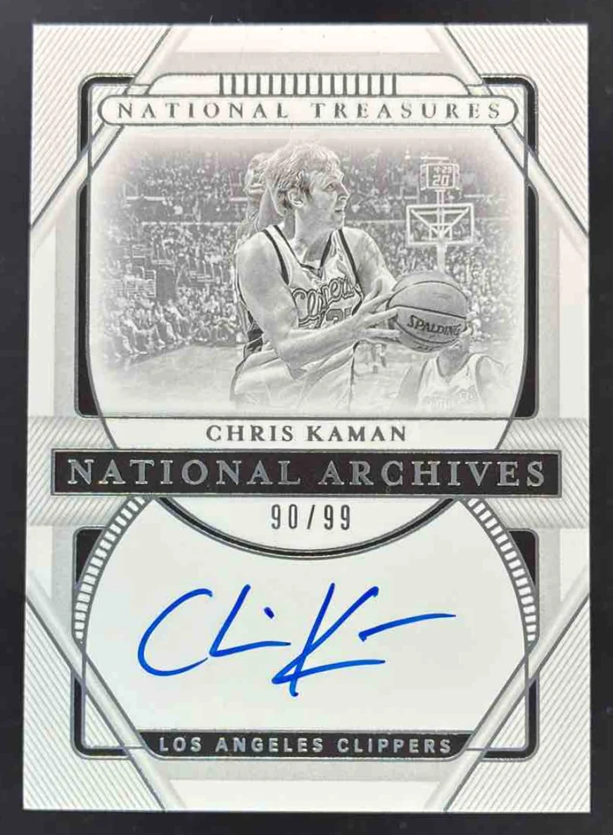 2020-21 National Treasures Archives Ink #NA-CKA Chris Kaman Autograph Auto /99