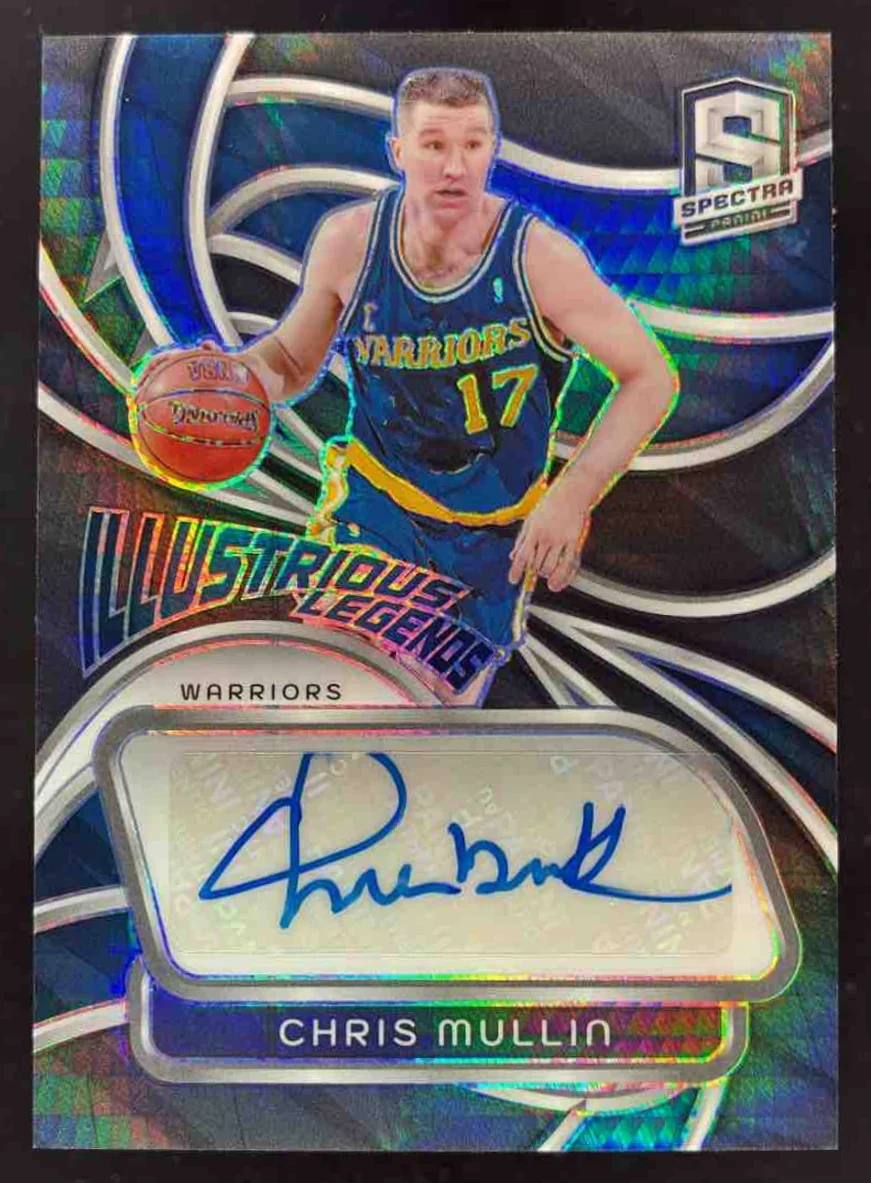 2023 Spectra Illustrious Legends Gold #ILS-CML Chris Mullin Autograph Auto /10