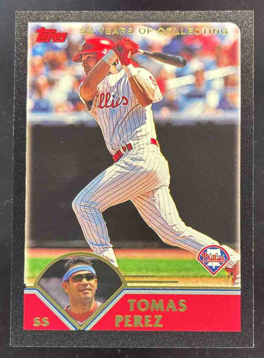 2003 Topps Black #485 Tomas Perez /52