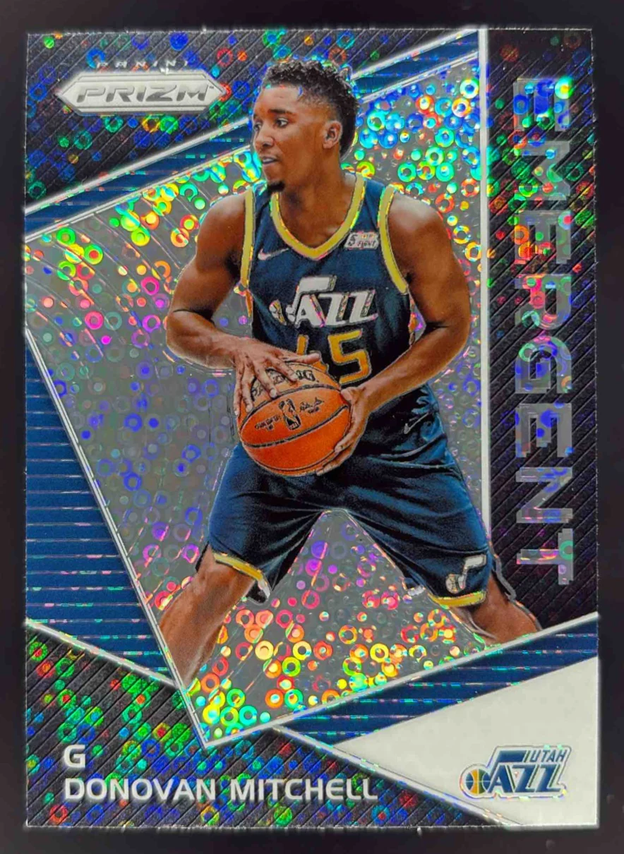 2017-18 Panini Prizm Emergent Prizms Fast Break #EM-DON Donovan Mitchell RC