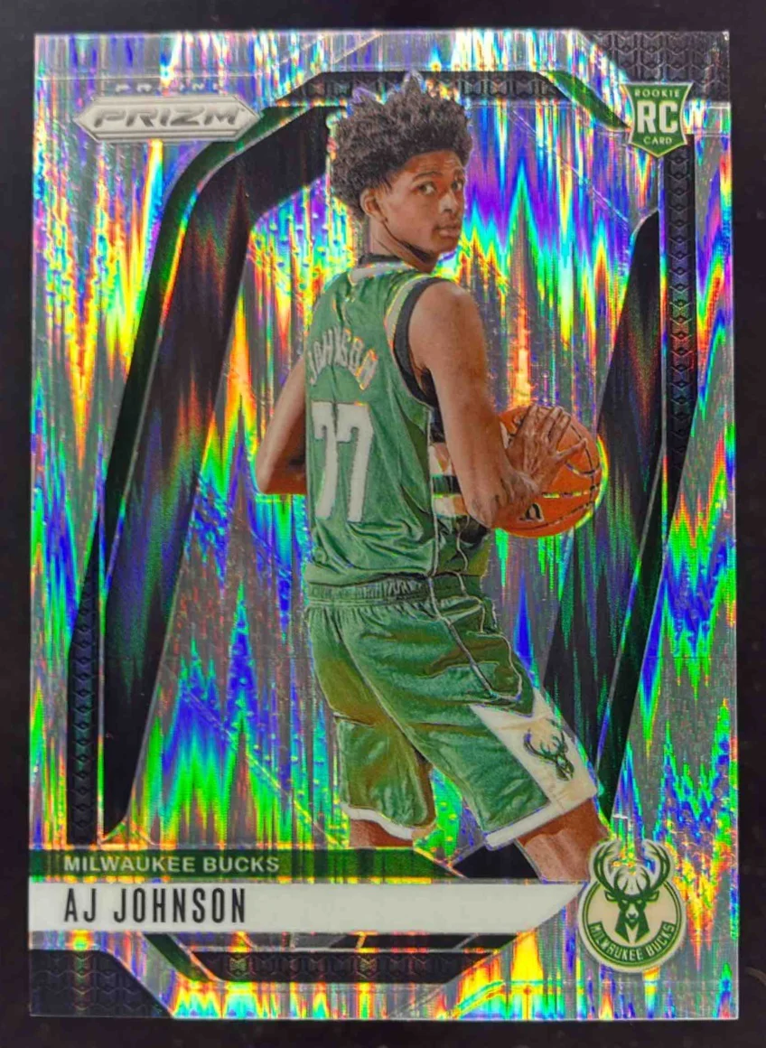 2024-25 Panini Prizm Skewed Prizm #251 AJ Johnson RC /249