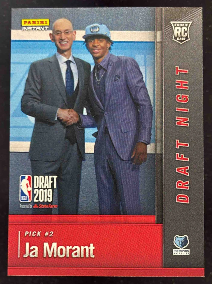 2019-20 Panini Instant NBA Draft Night #DN-JA Ja Morant RC
