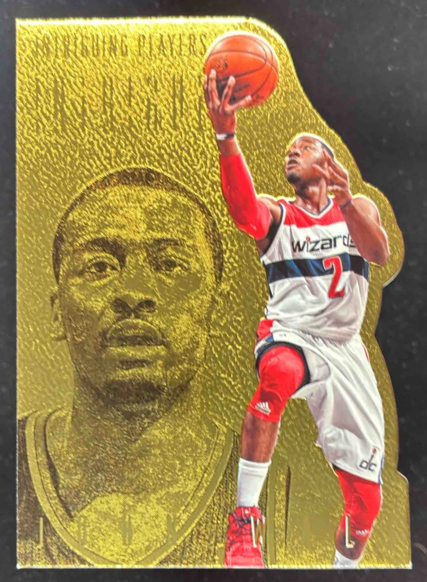 2013-14 Panini Intrigue Intriguing Players Die Cuts Gold #189 John Wall /10