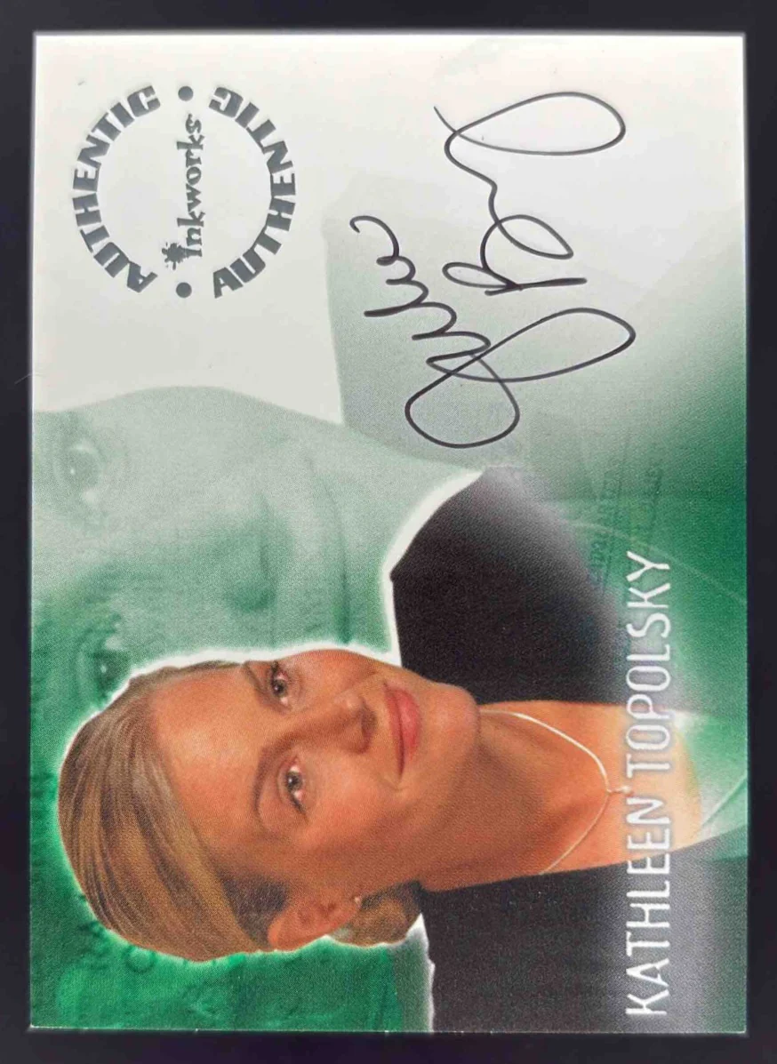 2000 Inkworks Roswell Autographs #A6 Julie Benz Auto