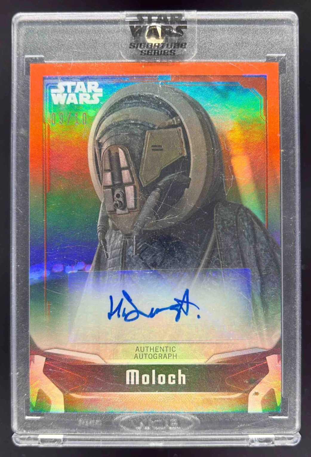 2021 Topps Star Wars Signature Series Orange #A-HD Harley Durst Auto /10