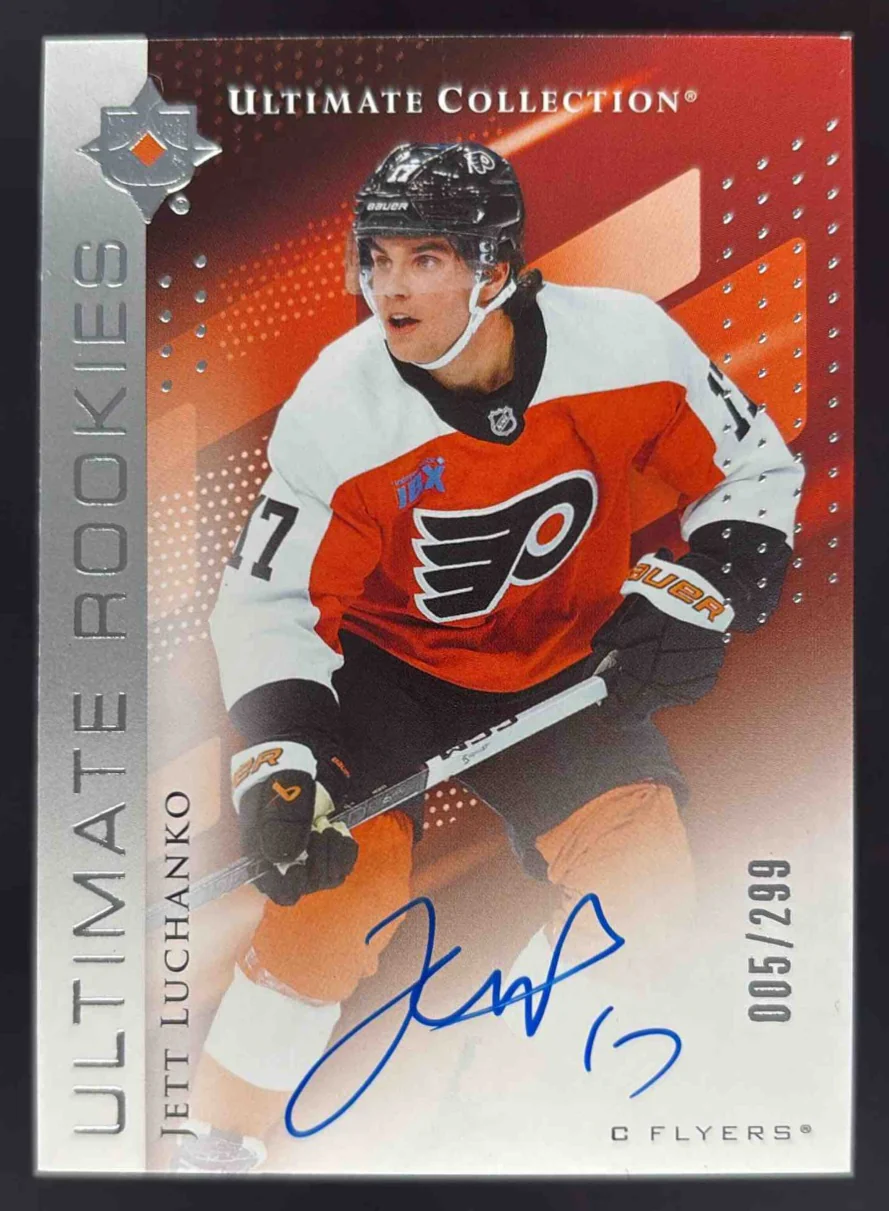 2024-25 Upper Deck Ultimate Collection #113 Jett Luchanko Autograph RC Auto /299