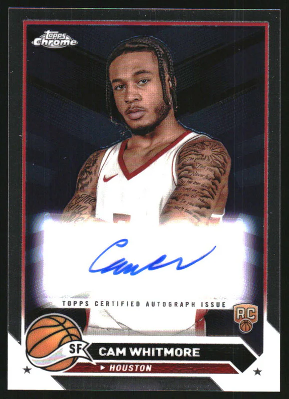 2023-24 Topps Chrome Rookie Autographs #CGCW Cam Whitmore RC Auto