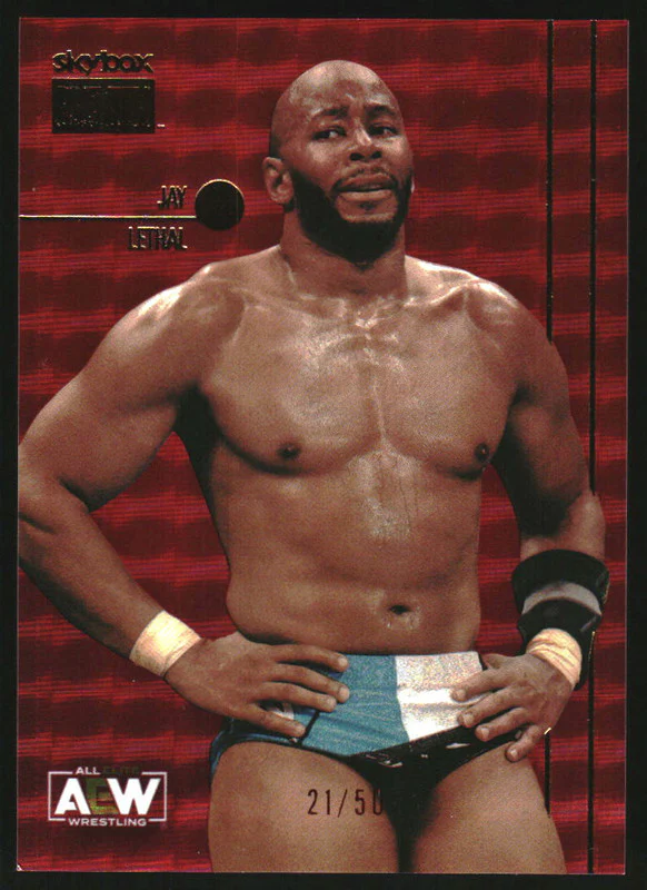 2022 SkyBox Metal Universe AEW SkyBox Premium Star Rubies #PP36 Jay Lethal /50