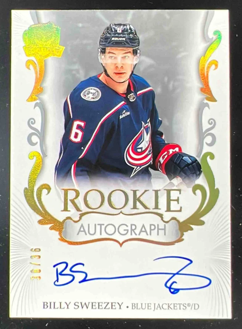 2023-24 The Cup Gold Spectrum Foil #174 Billy Sweezey Autograph RC Auto /36