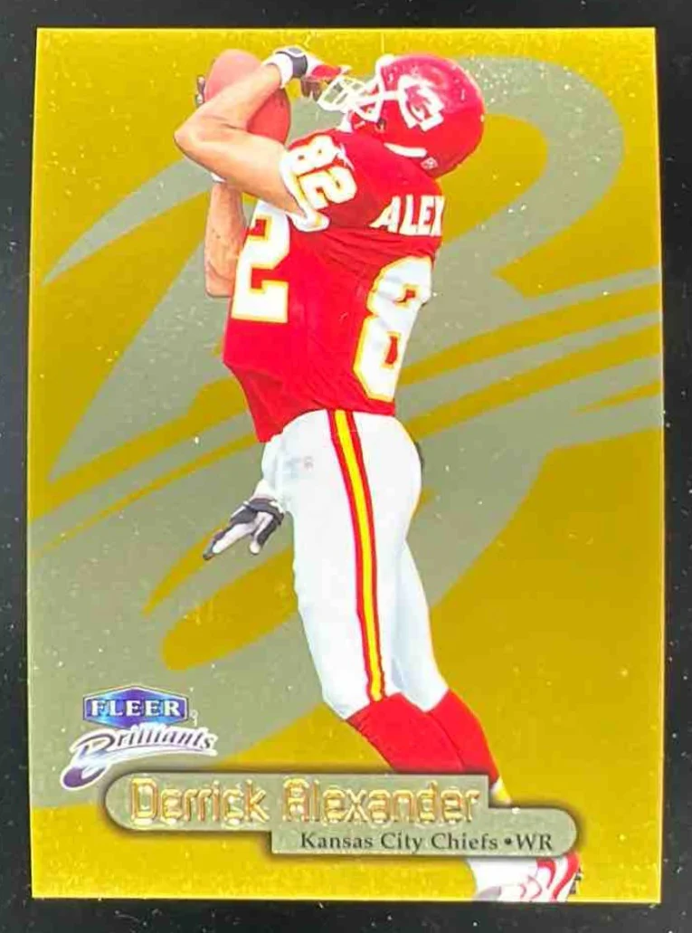 1998 Fleer Brilliants Gold #13G Derrick Alexander /99