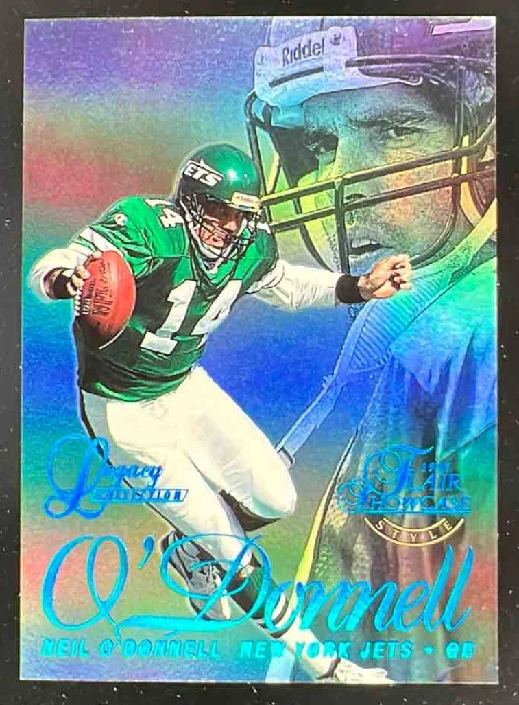1997 Fleer Flair Showcase Legacy Collection Row 2 #75 Neil O'Donnell /100