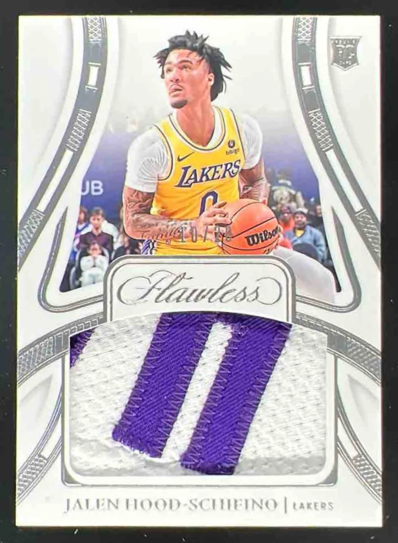 2023-24 Panini Flawless Patches #PAT-JHS Jalen Hood-Schifino RC /20