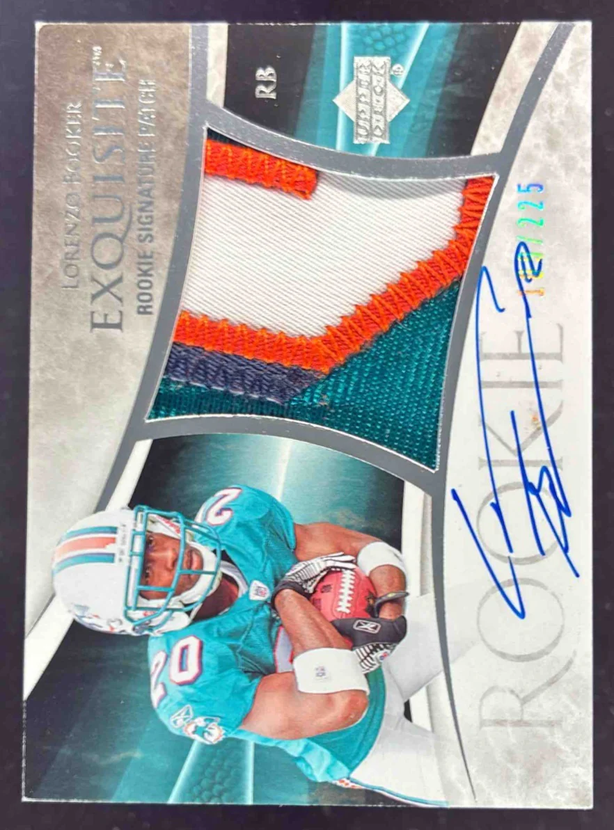 2007 Upper Deck Exquisite Collection #105 Lorenzo Booker RC Auto /225