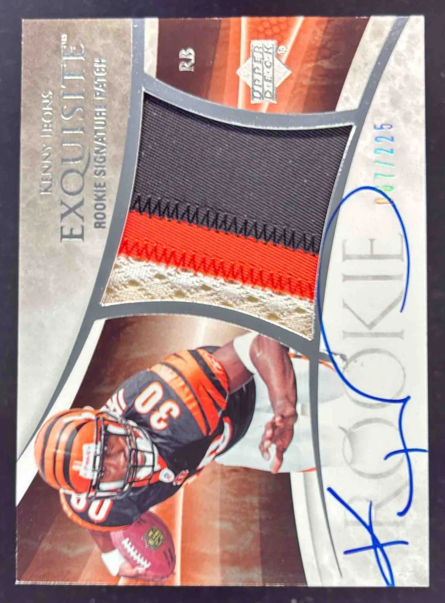 2007 Upper Deck Exquisite Collection #113 Kenny Irons RC Auto /225