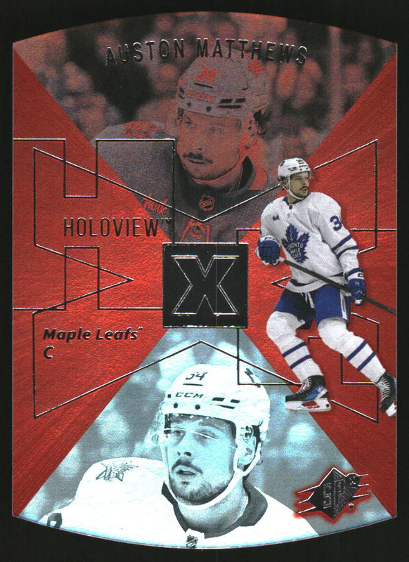 2023-24 Upper Deck '97-98 SPx Holoview Retros #SPX41 Auston Matthews