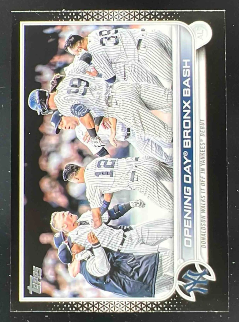 2022 Topps Update Black #US45 Opening Day Bronx Bash /71