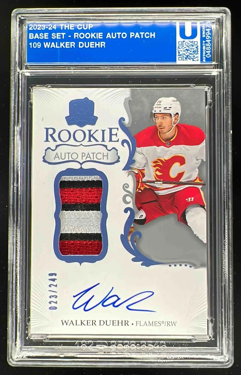 2023-24 The Cup #109 Walker Duehr Rookie Patch Auto Autograph Auto /249