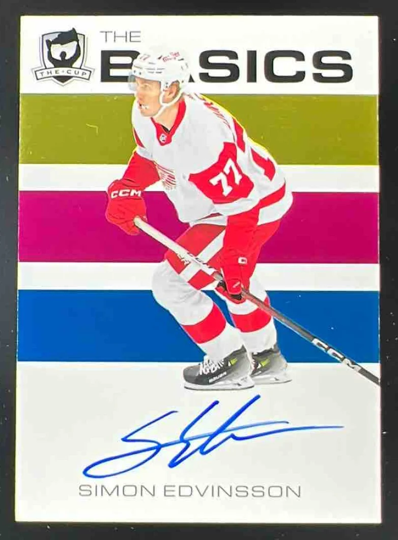 2023-24 The Cup The Basics Auto #B-SE Simon Edvinsson Autograph Auto