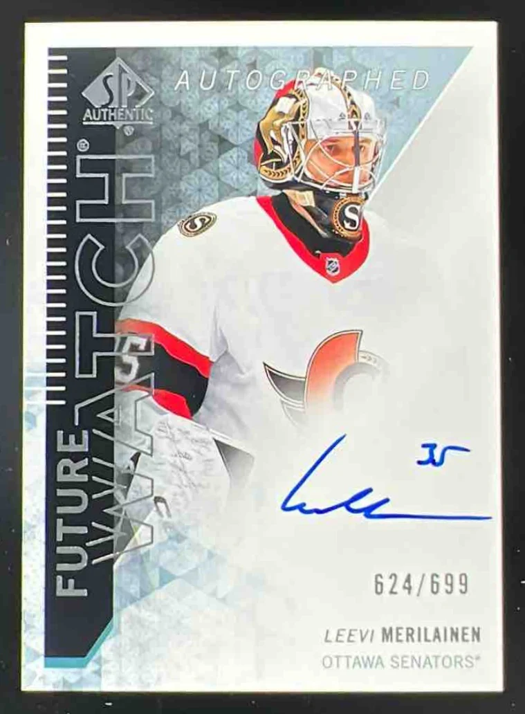 2023-24 SP Authentic Retro Future Watch #RFWA-LM Leevi Merilainen RC Auto /699