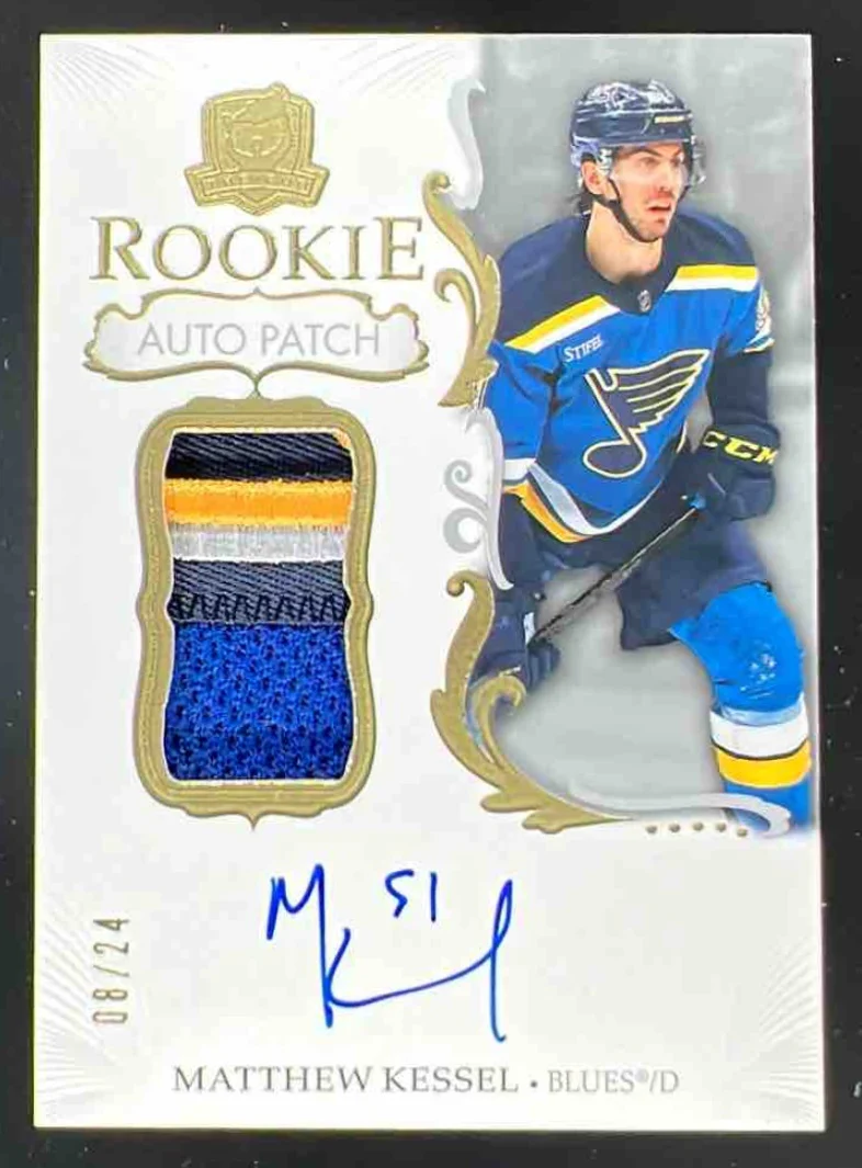 2023-24 The Cup Gold Foil #163 Matthew Kessel Autograph RC Auto /24
