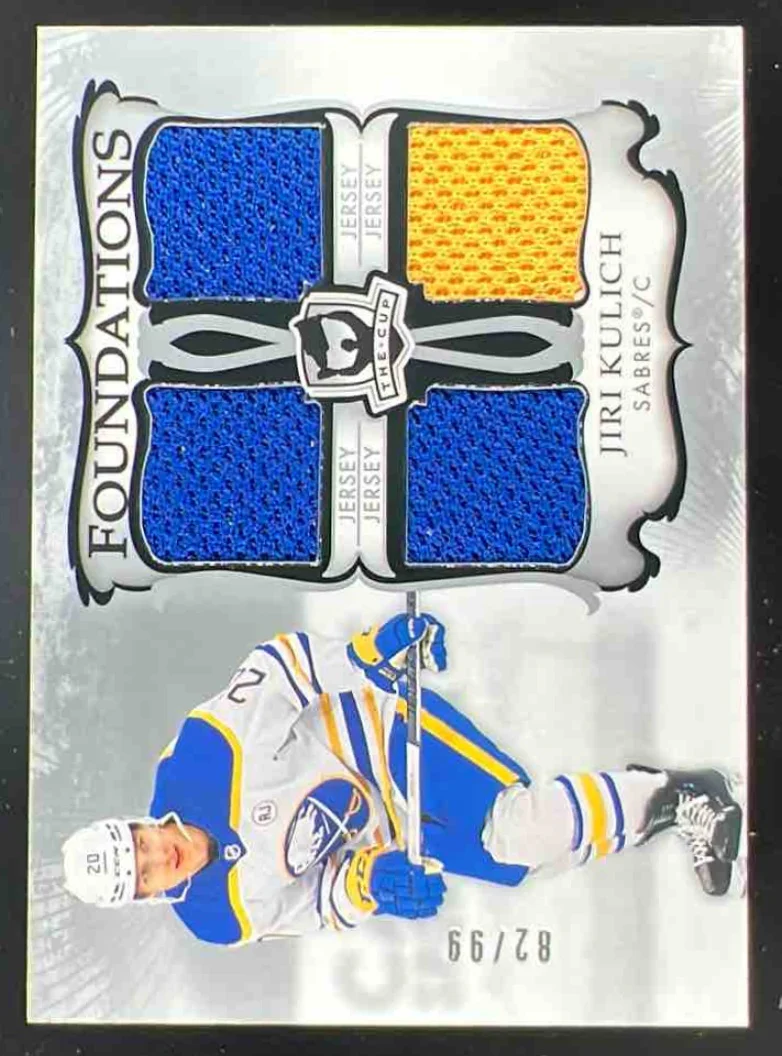 2023-24 The Cup Foundations Quad Jersey #F-JK Jiri Kulich /99