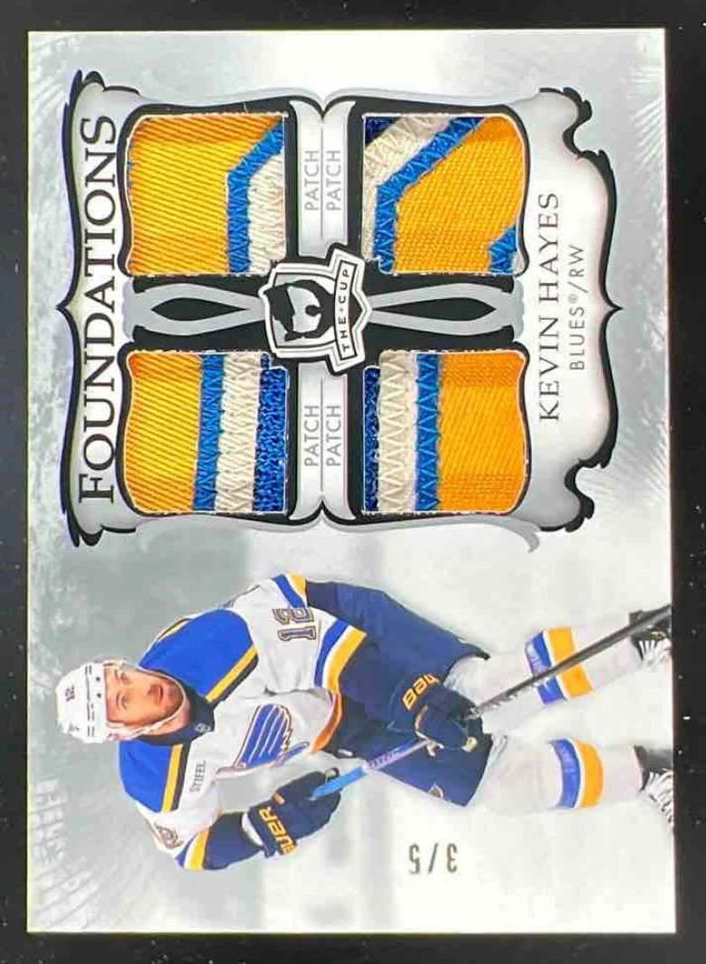 2023-24 The Cup Foundations Quad Patch #F-KH Kevin Hayes /5