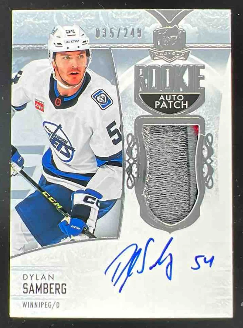 2022-23 Upper Deck The Cup #115 Dylan Samberg Rookie Patch Auto RC Auto /249