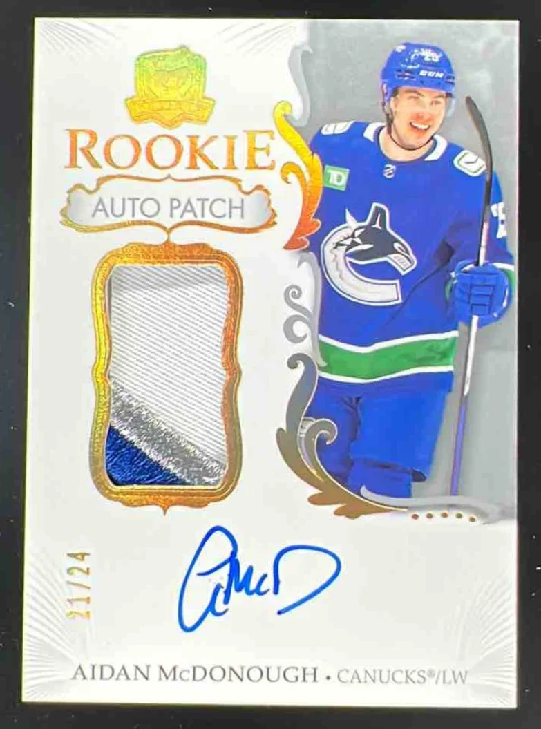 2023-24 The Cup Gold Foil #134 Aidan McDonough Autograph RC Auto /24