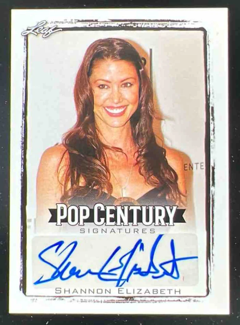 2017 Leaf Pop Century #BA-SE1 Shannon Elizabeth Auto
