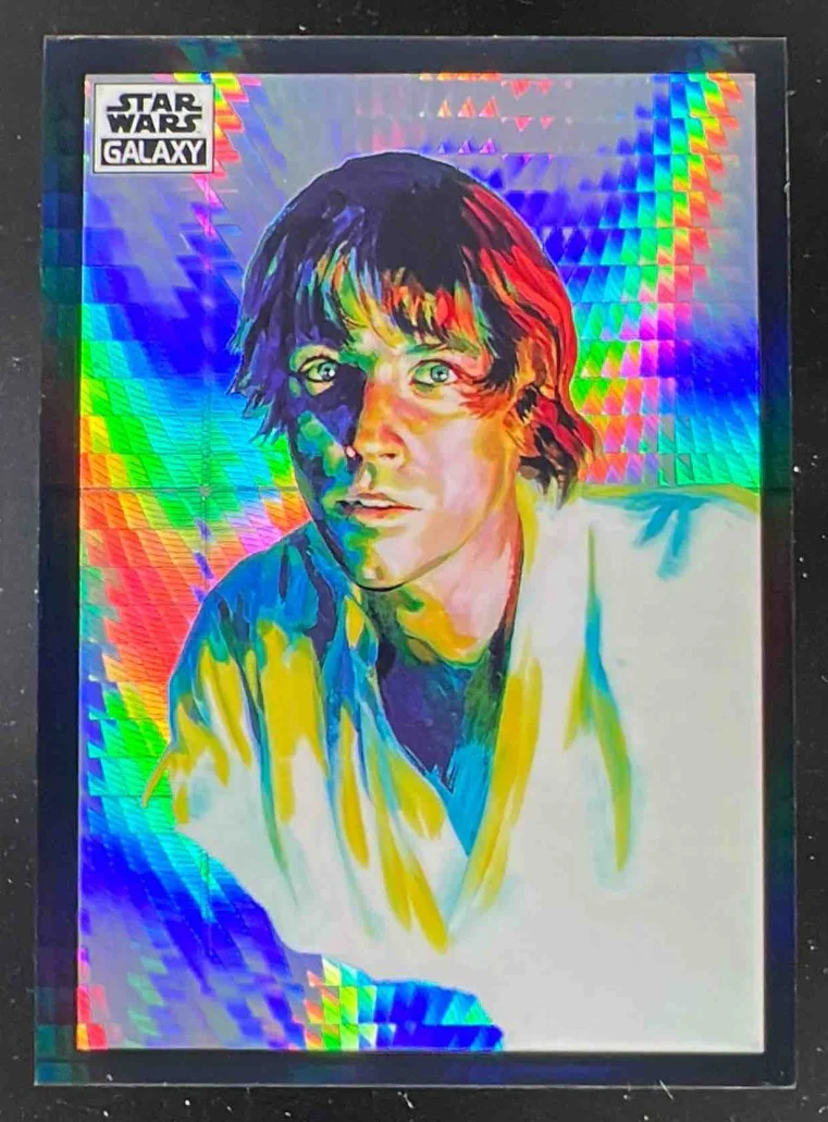 2022 Topps Chrome Star Wars Galaxy Prism #1 Luke Skywalker /75
