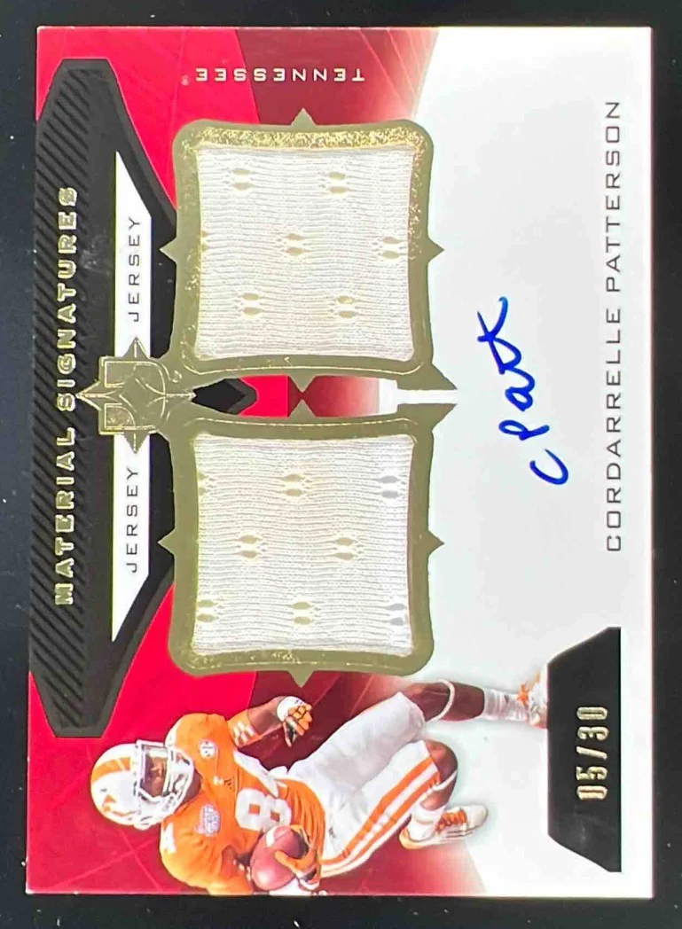 2013 Ultimate Collection Signature Jerseys #CP Cordarrelle Patterson RC Auto /30