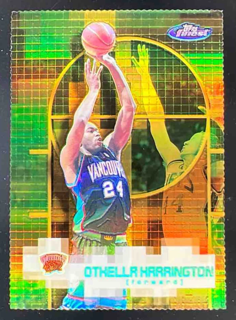 2000-01 Topps Finest Gold Refractors #75 Othella Harrington /100